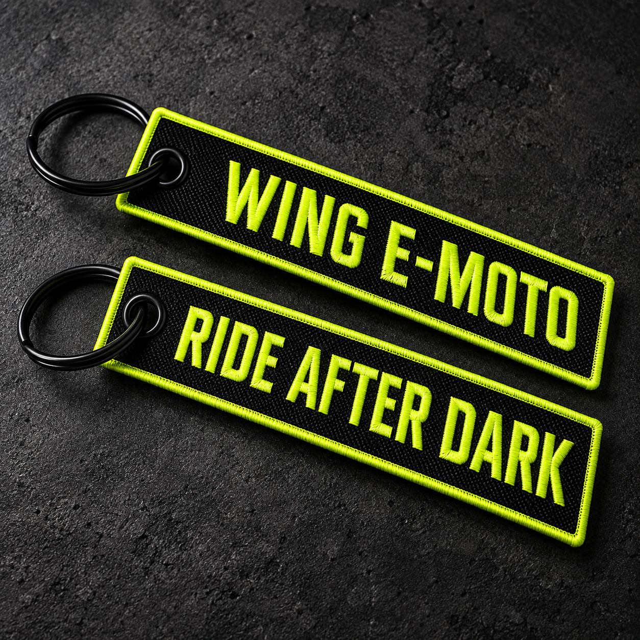 WOVEN KEY TAG SET
